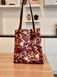 tote bag cuir pièce unique maroquinerie artisanale