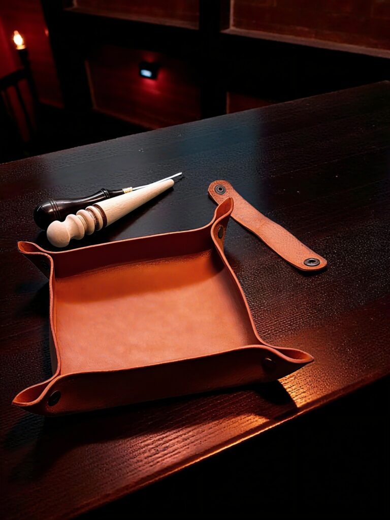 piste dés roulable cuir maroquinerie artisanale lyon