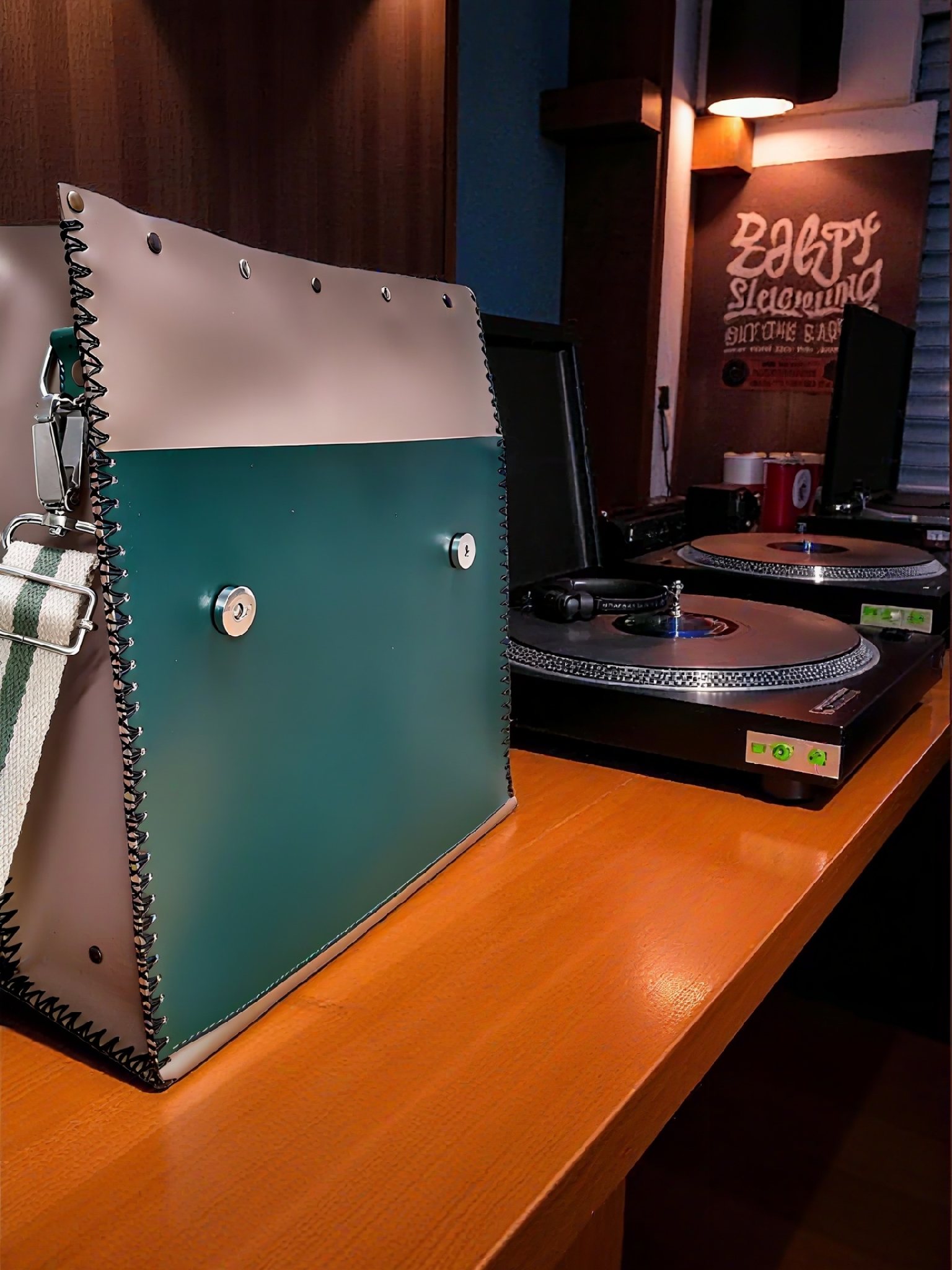 Grande sacoche bicolore