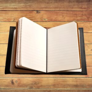 carnet cuir perpétuel artisanat lyon pièce unique