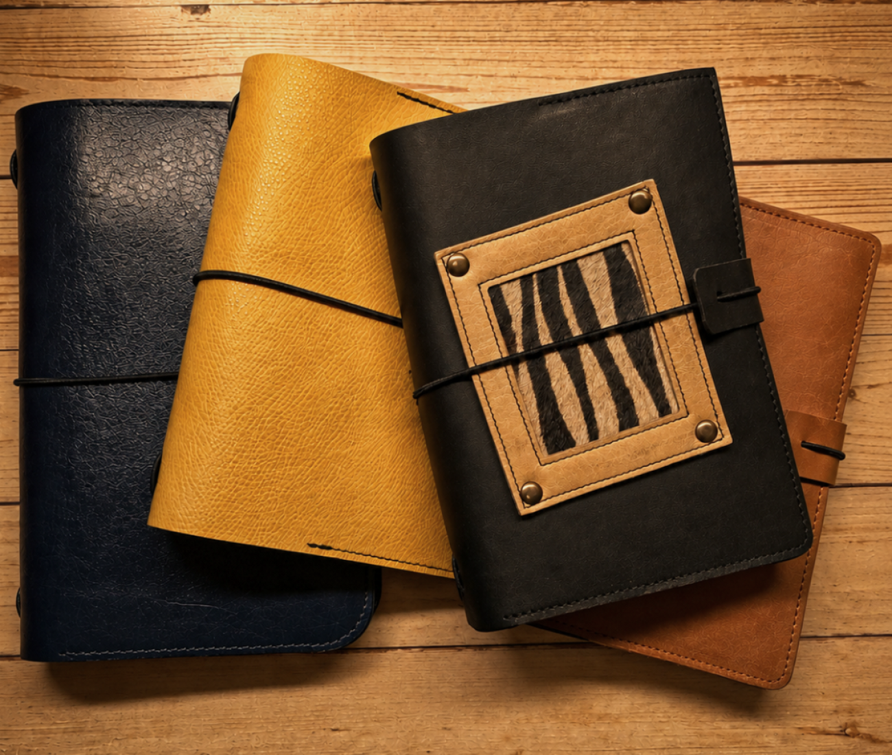 carnet cuir perpétuel artisanat lyon pièce unique