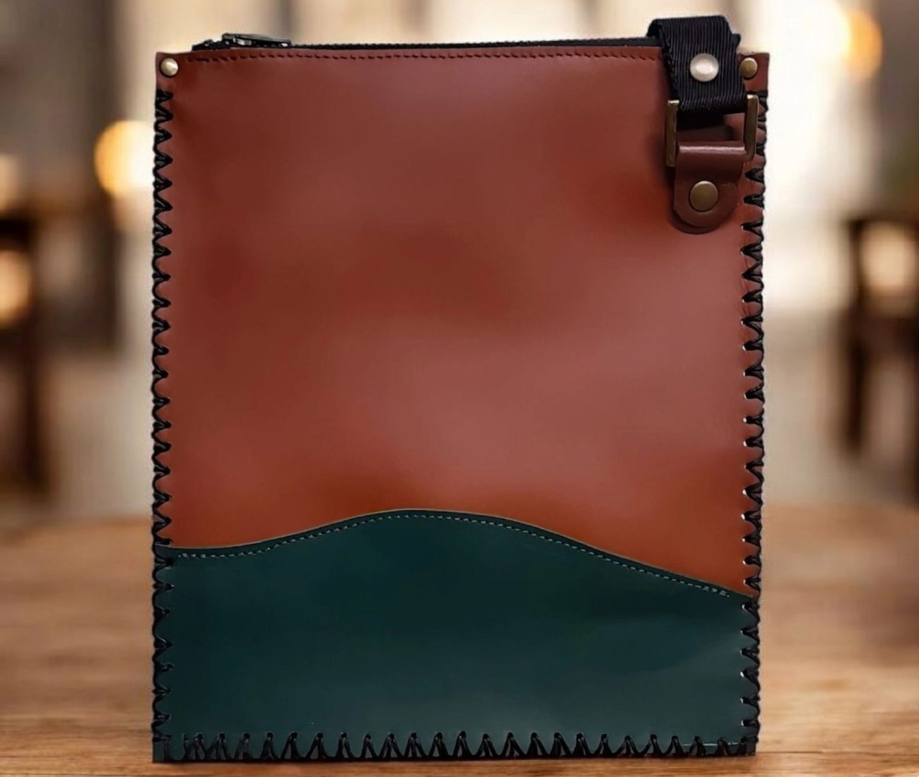 Mini sacoche bicolore